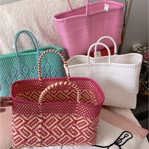 Mexican handwoven bags.